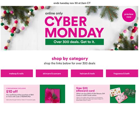 cyber monday at ulta